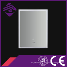 2016 LED Touchscreen PVC Rahmen Badezimmer Spiegel mit Uhr